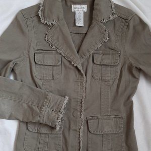 Live a Little Women`s Boho Raw Edge  Jacket (M)
